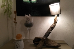Lampe bois flotté - Art by Ze Studio Annecy